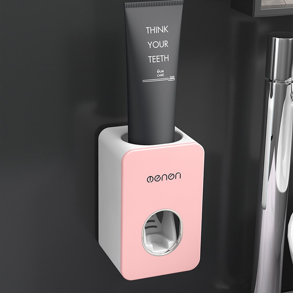 Thuis Hogar Automatische Tandpasta Dispenser Set Wall Mount Stand Houder Extrusie Voor Thuis Of Badkamer Accessoires