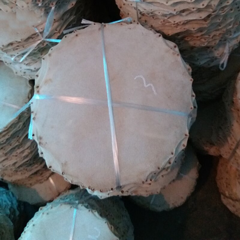 Tambour Chamanique 35 Cm - Peau De Buffle - Fait Main - Son Doux Et Profond - Pour Méditation Et Célébration