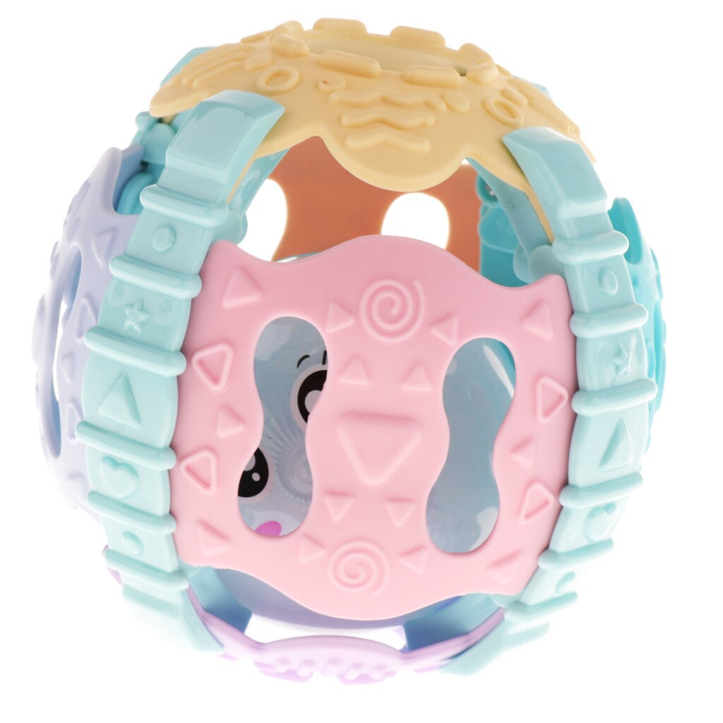 Multi-color Fitness Zintuiglijke Bal Met Geluid & Licht, Vroeg Vaardigheid Developmental Speelgoed Voor Baby Grijpen En Kruipen