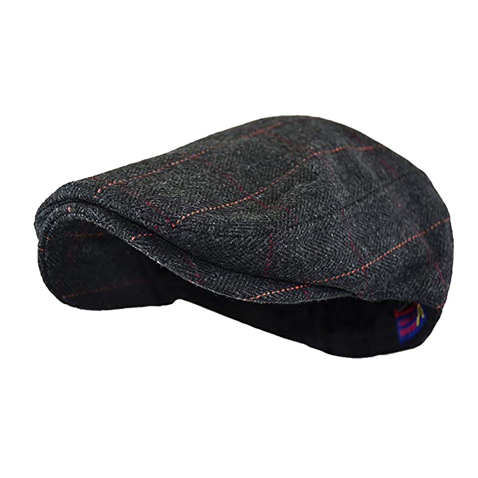 Beret Hat Men Women Soft Plaid Retro Hats Casual Breathable Winter Warm Comfort Beret Шапка Бини Мужская: E