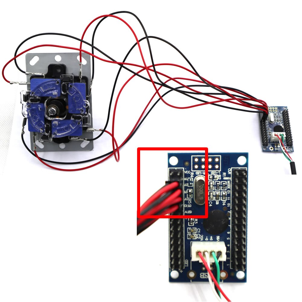 RAC-D300 diy arcada joystick 2pin 2 jogadores kits botões usb codificador cabos