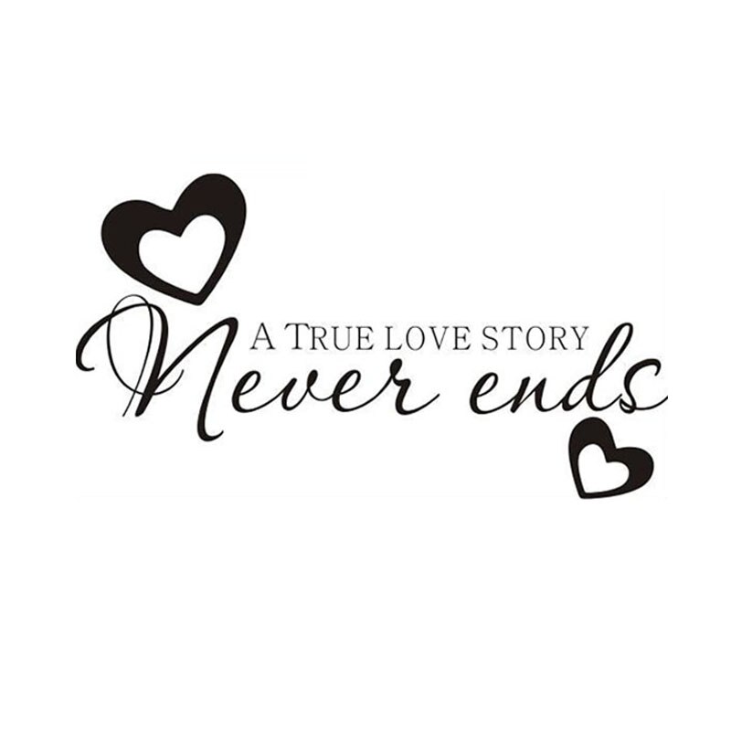 Sentence Letter Stickers English Alphabet Wall Sticker Modern Wall Decals Quotes Removable Self-Adhesive PVC Stickers Wallpaper: B