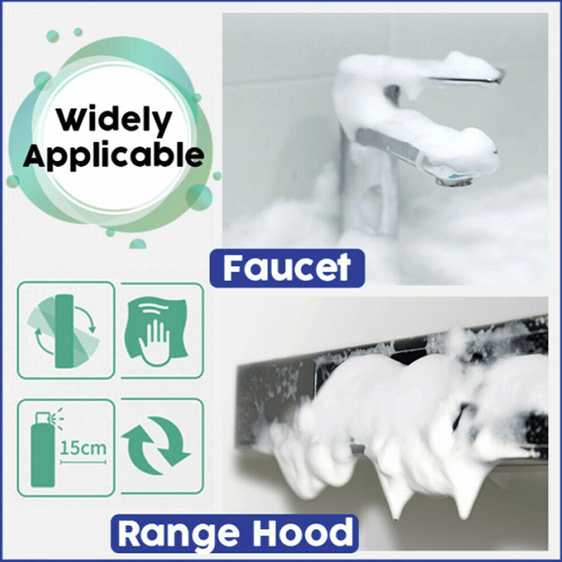 Foam Cleaner Multi-Purpose Cleansing Bubble Washing Cleaning for Home Kitchen Bathroom H99F