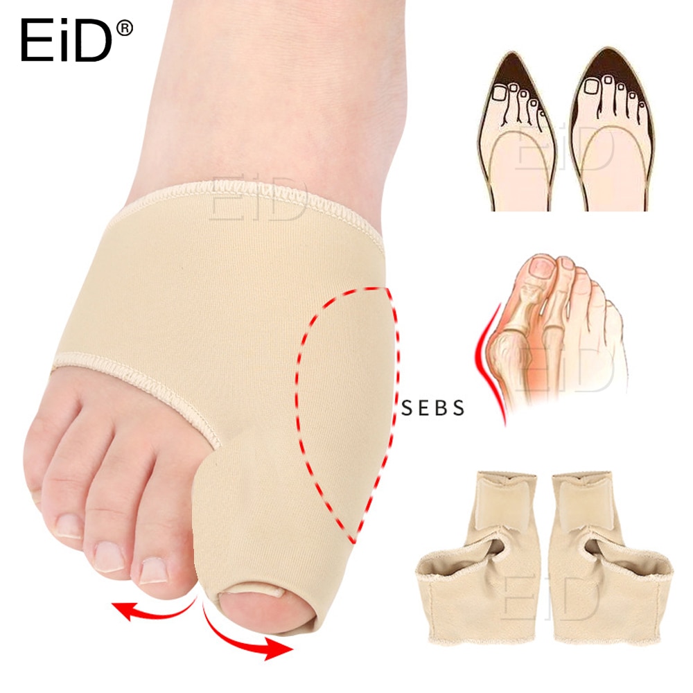 Mjukt ortotiskt skydd tårätare kuddar silikon tåavskiljare korrigerare tummen fötter vårdjusterare hallux valgus innersulor