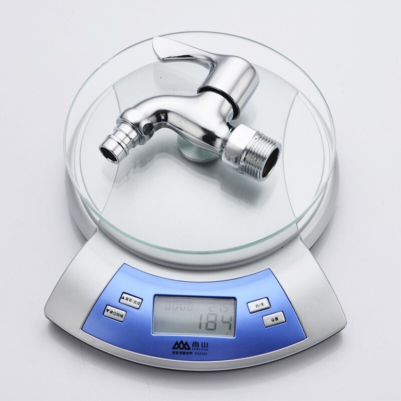 3/4' Washing Machine Faucet Mop Tub Tap Outdoor Wall Mounted Tap For Cold Water Tap Brass/Zinc