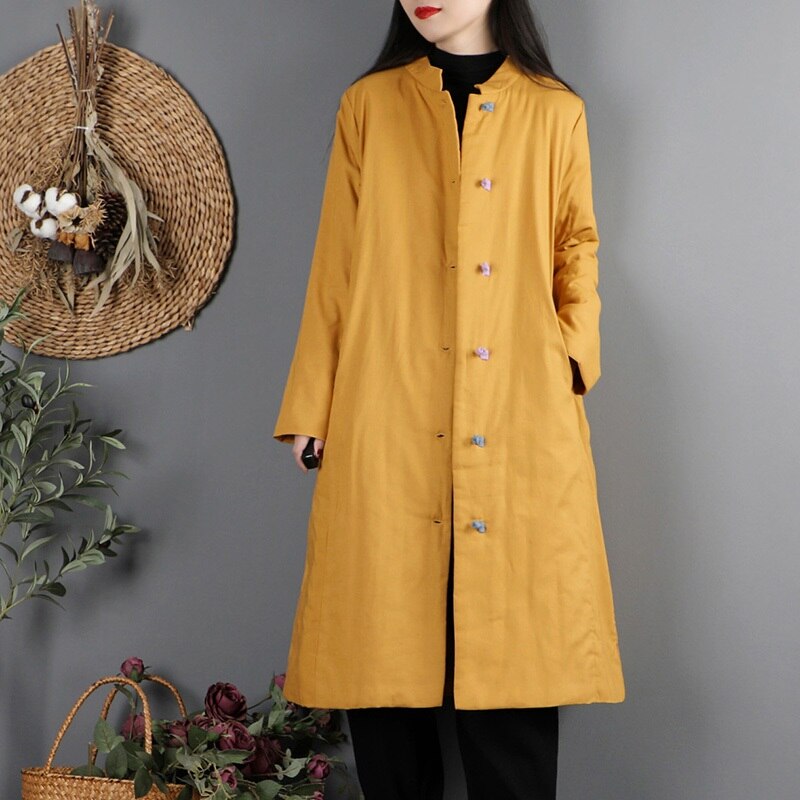 Traditional Chinese Style Qipao Coats Oriental Clothing Winter Tops Casual Jackets Retro Blouse Hanfu Tang Suit 31570: 2
