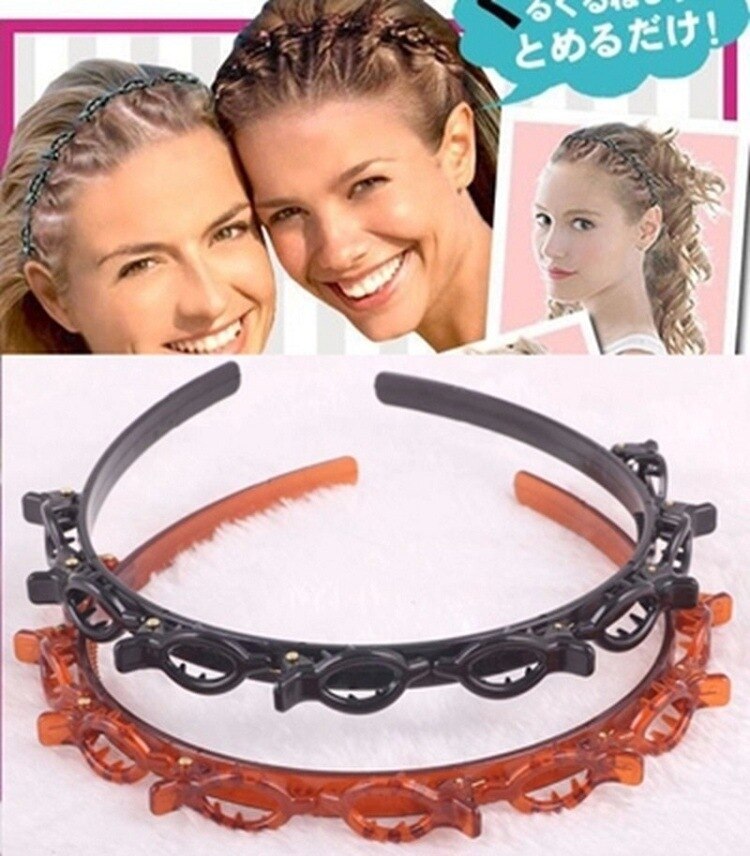 Dubbele Pony Kapsel Haarspeld Haarband Salon Haar Decoratie Clips Haarband Voor Vrouwen Dubbele Pony Kapsel Haarspeld Accessoire