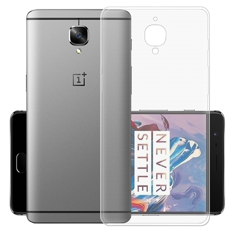 Capa De Capinhas Para Celular O Telefoon Case Voor Oneplus 3 3T Transparante Crystal Tpu Cover Voor Een plus 3 3T Oneplus3 Coque