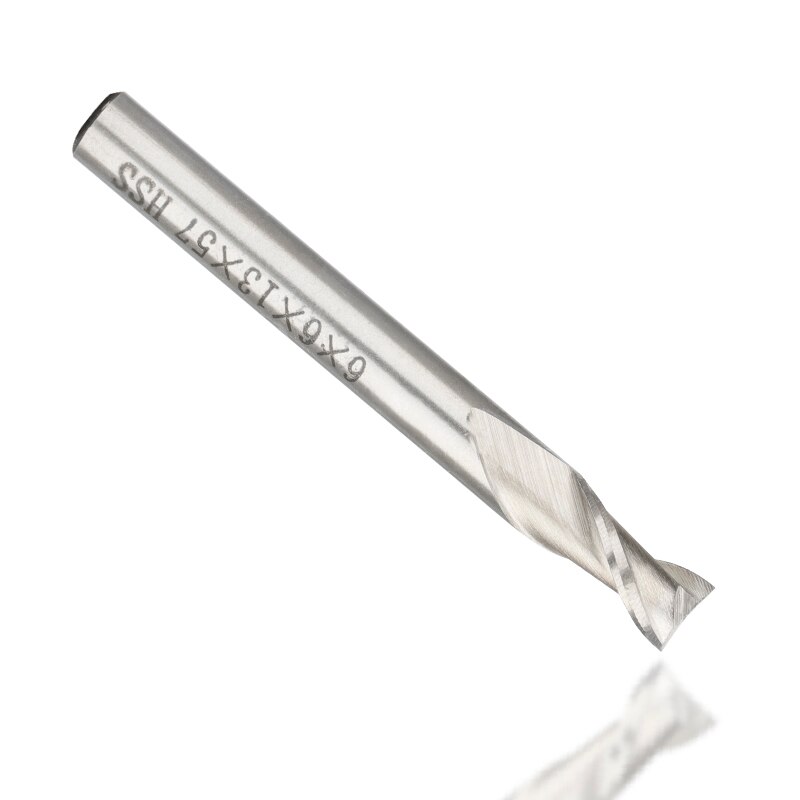 XCAN 2 Flute Milling Cutter 2-12mm HSS End Mill Aluminum Milling Tool CNC Router Bit