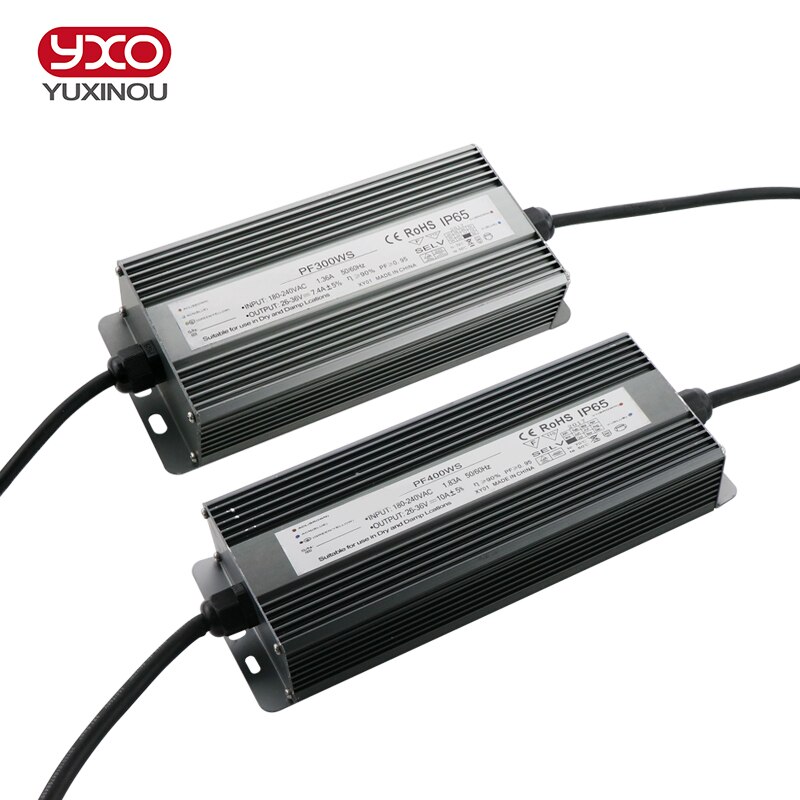 LED Driver 100W 150W 200W 300W 400W 500W Convert AC 85-265V To DC 26-36V LED Driver For Flood Light Floodlight IP67 No Flicker