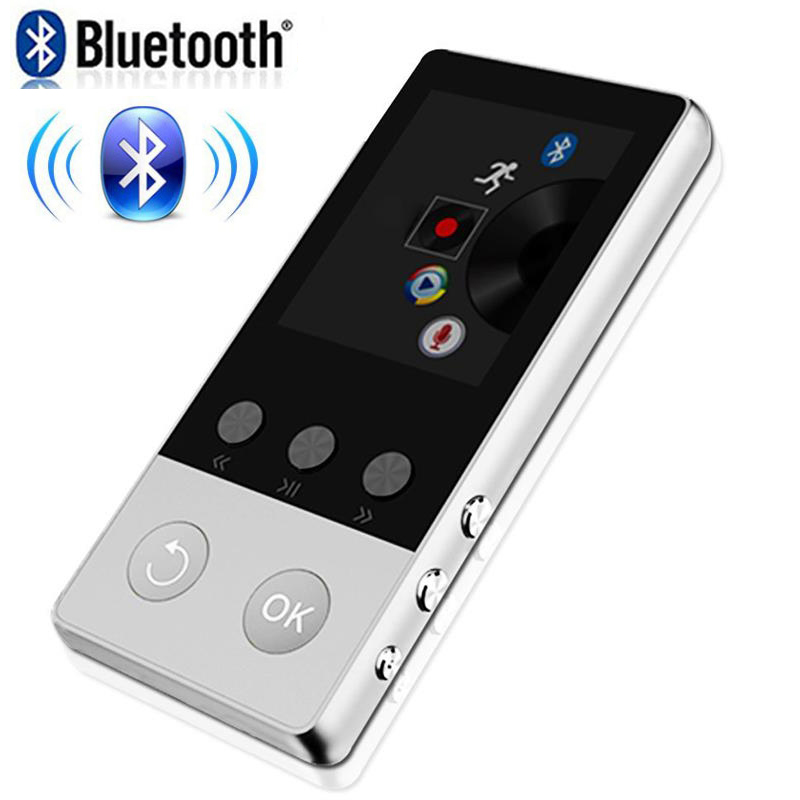 Bluetooth MP4 Speler 8GB Met 1.8 Inch Scherm Kan Spelen 80 uur met FM Radio Recorder Video E-Book Klok data MP4 Muziekspeler