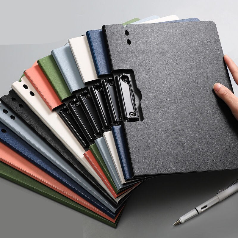 A4 File Document Folder Holder Organizer Strong Clamp Insert File Folder Plate Writing Board School Office Supply