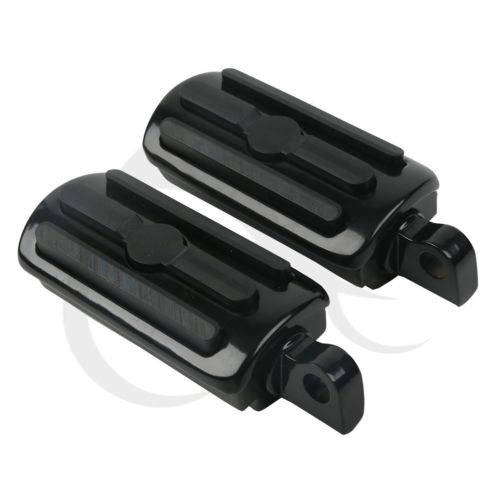 Repose-pieds pieds autoroute Harley Davidson | Modèles Touring Sportster 1986 Dyna Street Glide Road King Peg hommes: Black