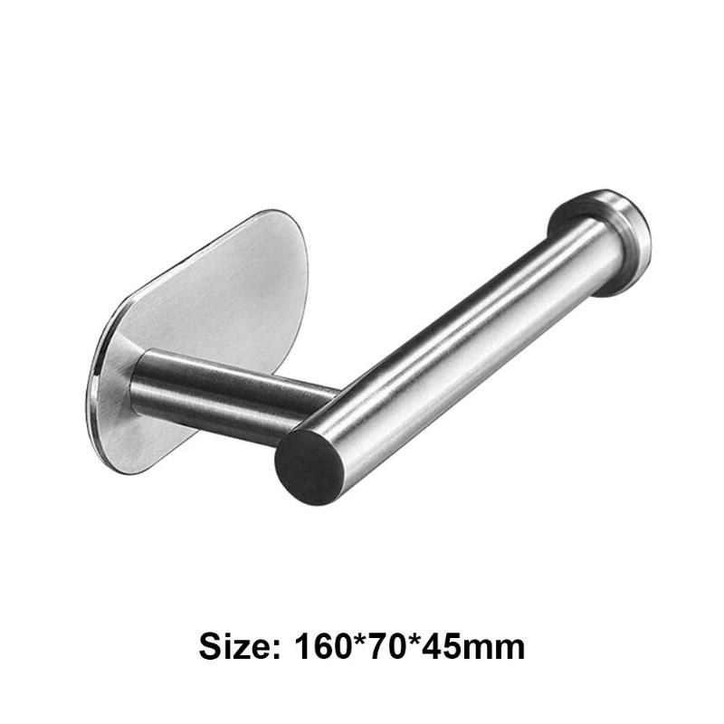 Uchwyt na papier toaletowy bez wiercenia 304 stojak na papier toaletowy ze stali nierdzewnej robić gospodarstwa domowego uchwyt na papier robić łazienki stojaki organizator