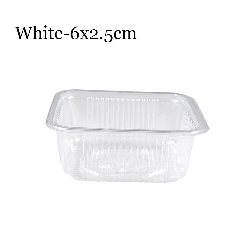 100pcs Moon Cake Bottom Tray Packaging Box Egg Yolk Crisp Mung Bean Cake Inner Tray Golden Thickened Blister Packing Plate Decor: white 6x2.5cm