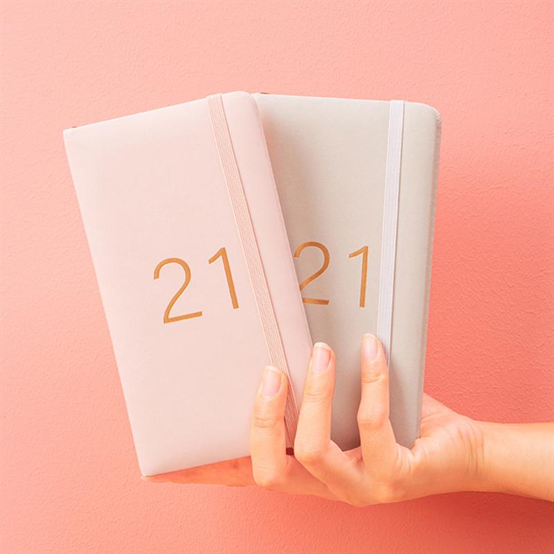 1pc Planning Notebook Calendar Annual Note Book Portable Schedule Note Book