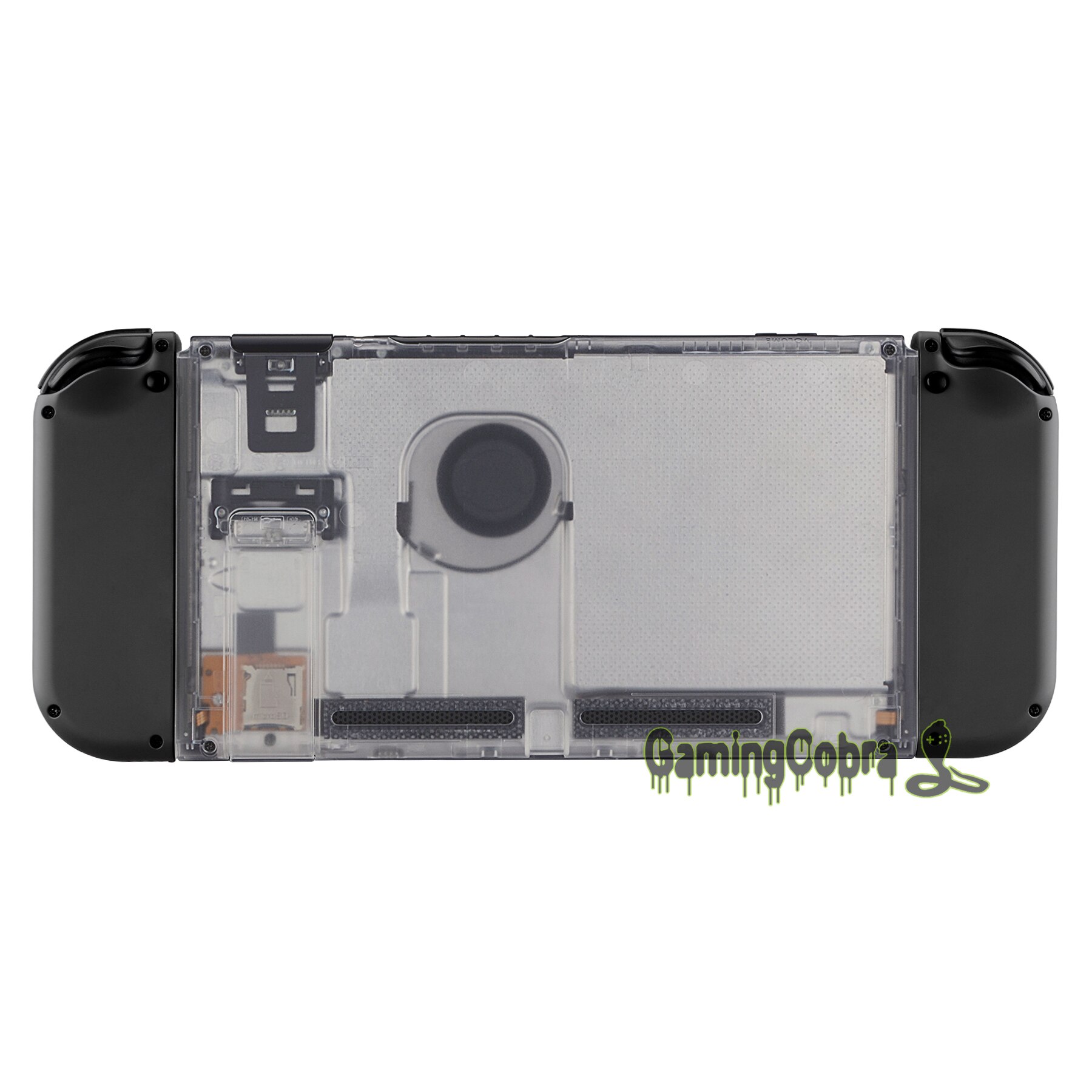 Custom Transparant Clear Console Back Plaat DIY Behuizing Shell Case voor Nintendo Switch Console met Kickstand