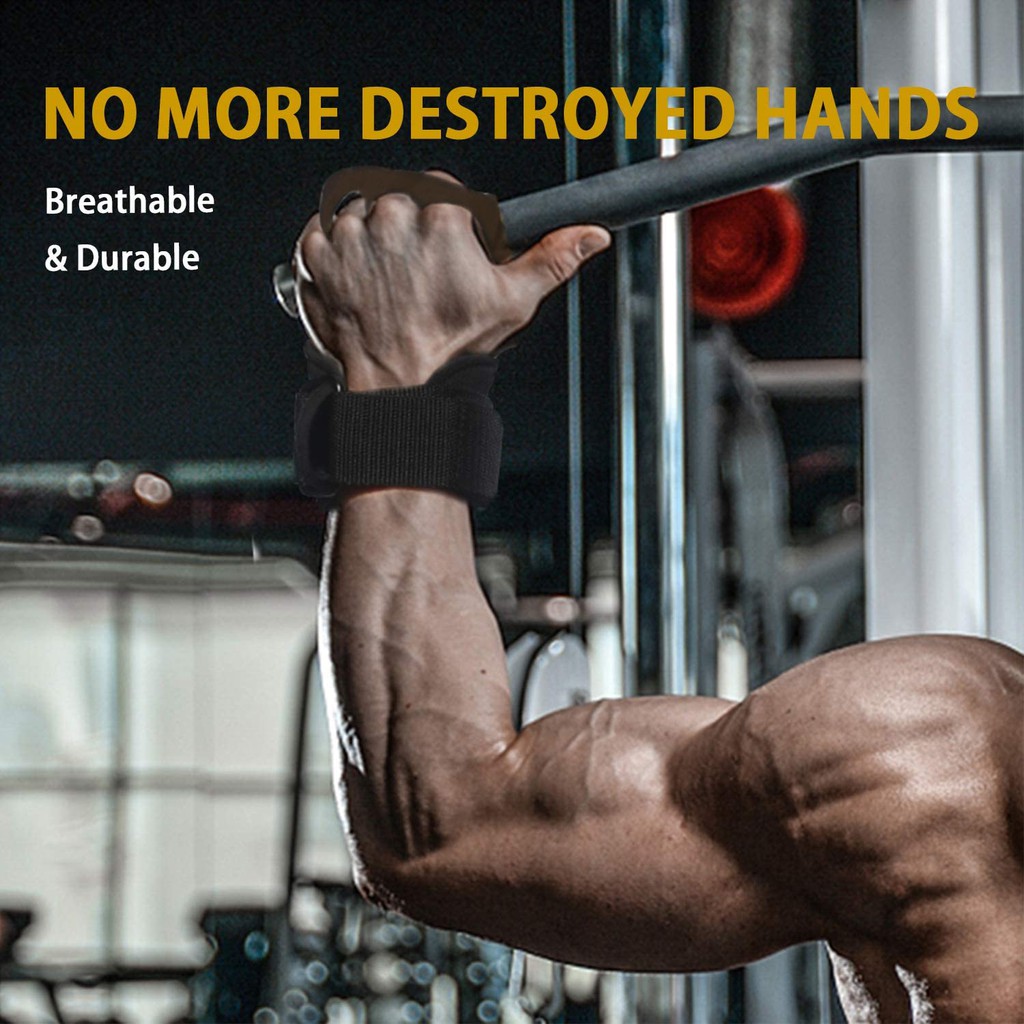 Gym Handschuhe Griffe Rindsleder Gewichtheben Workout Handschuhe Hand Palm Protector Gymnastik Hand Griffe Pull up, Kettlebells, Ausbildung