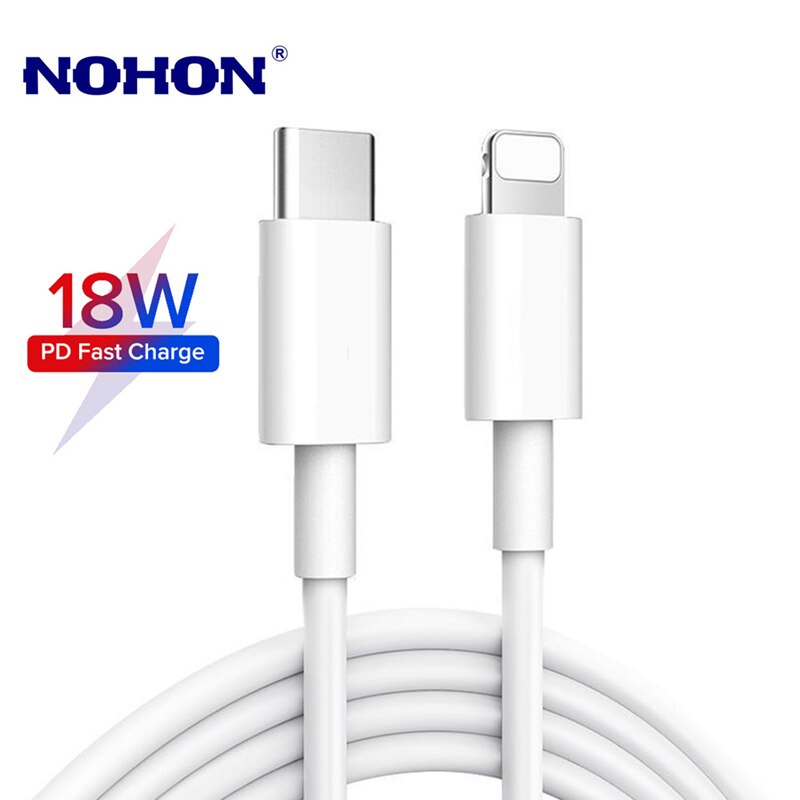 18W Fast Charging USB Data Cable for iPhone 12 11 Pro XS Max XR X 8 Plus Quick Charger USB C Cables 1m 2m