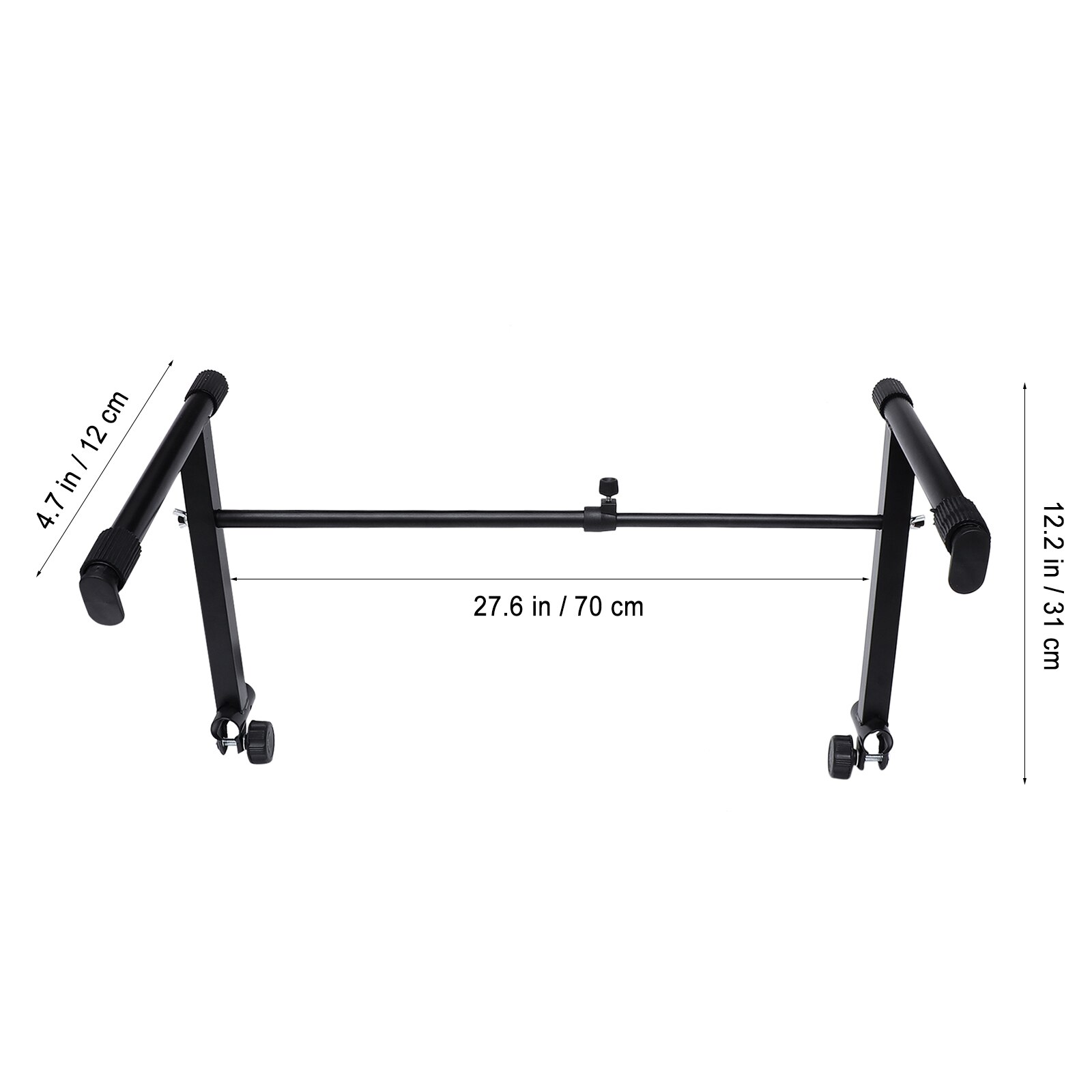 1 set Keyboard Stand Double Braced Legs for Digital Pianos Practical Bracket