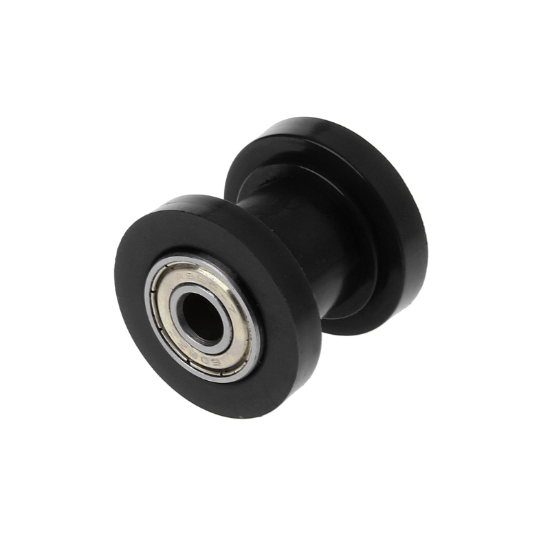 JINGKE 8mm and 10mm Chain Roller Pulley Tensioner Wheel Guide Per for