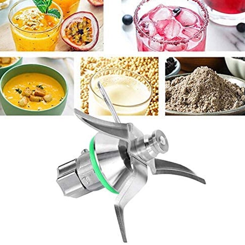 Messer Kompatibel für Vorwerk Thermomix TM5 TM 5 Mischen Messer Einschließlich Dichtung, Thermomix Zubehör mit Pinsel