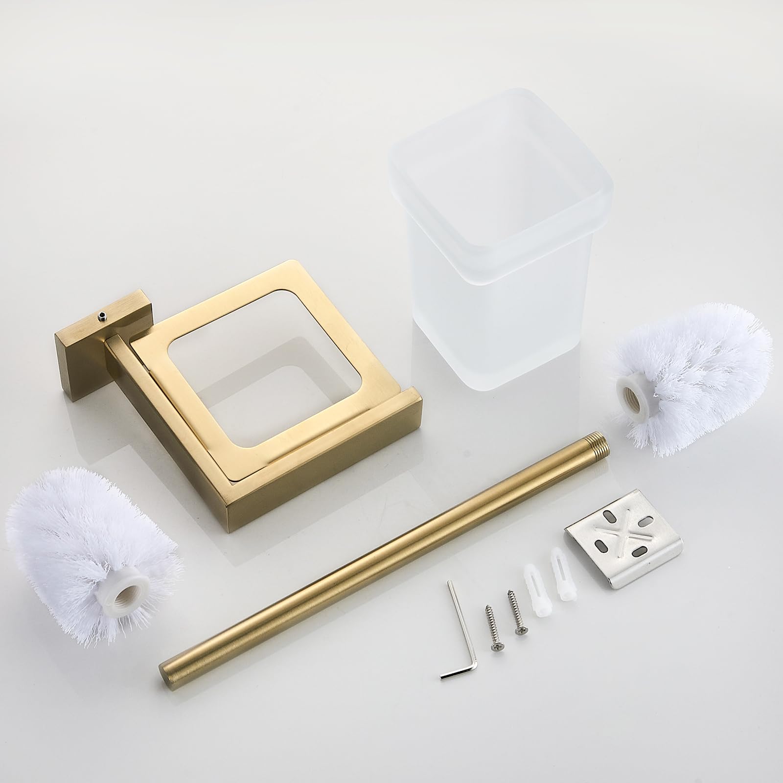Scopino per wc bagno da fissare a colla sospeso a parete linea ultra