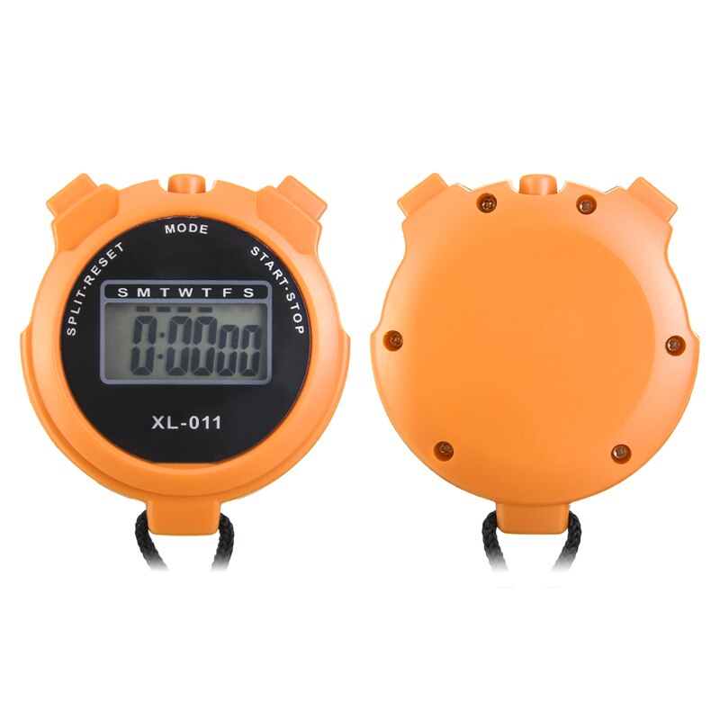 XL-011 Handheld Sport Stoppuhr Digital Anzeige Fitness Timer Zähler Tragbare 4 Farben Für Sport Stoppuhr Chronograph