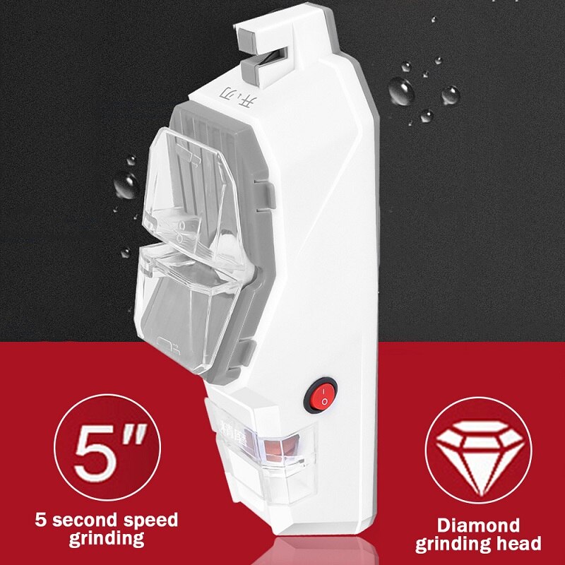 Electric Sharpening Stone Whetstone Grindstone Kitchen Knives Scissor Grinder Kitchen Tools Householder