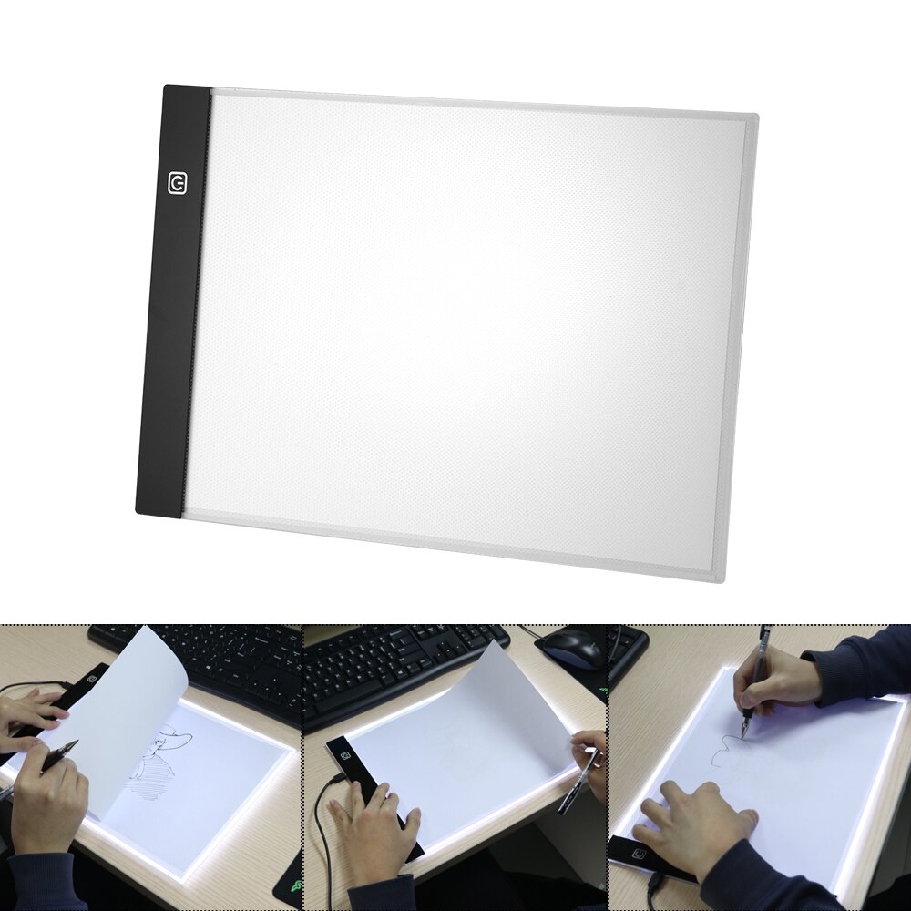 USB LED A4 LED Stencil Board Copy Art Drawing Tracing Stencil Board Artist Table Plate Digital Tablet Artcraft Diamond Painting