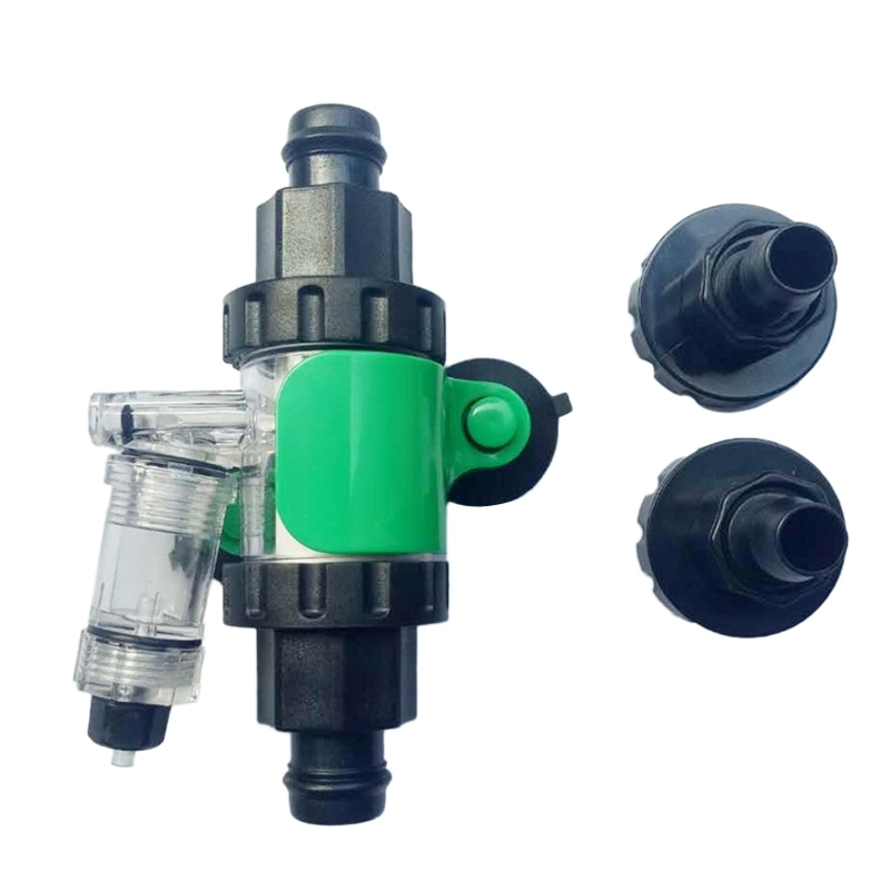 Intense Atomic Inline Aquarium CO2 Diffuser Enhanced Dissolution with Bubble Counter Integrated Check Valves for Fish Tank