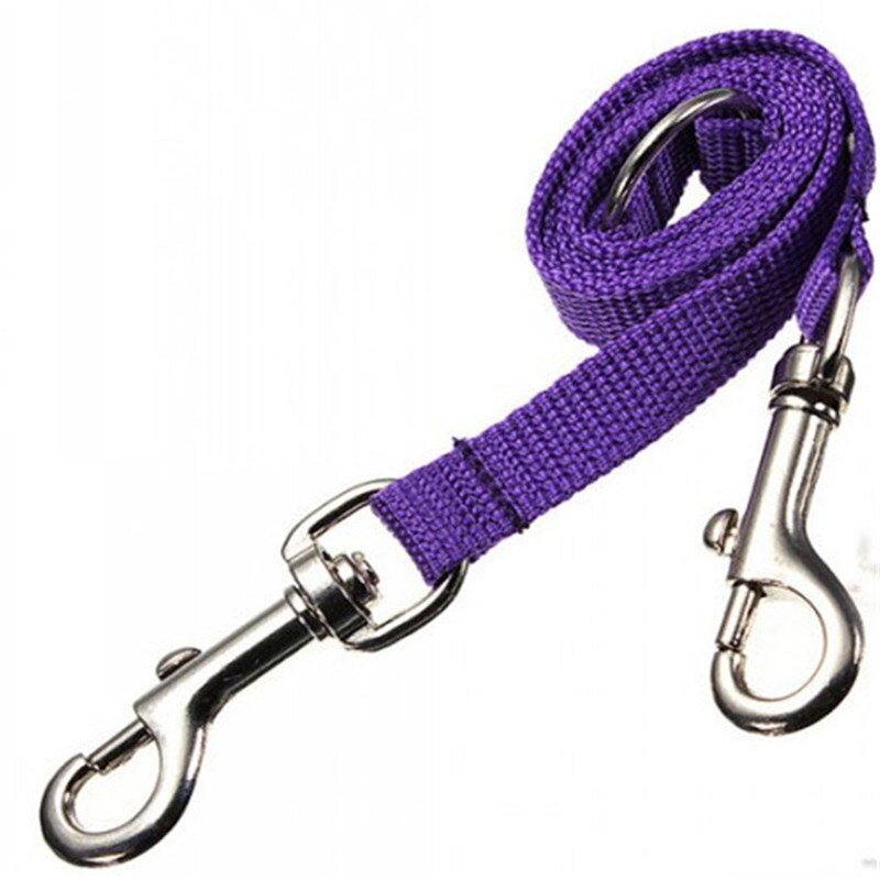Hondenlijn Koppelaar - Dubbel Twin Lijn - Loop Twee Honden - Effen Nylon