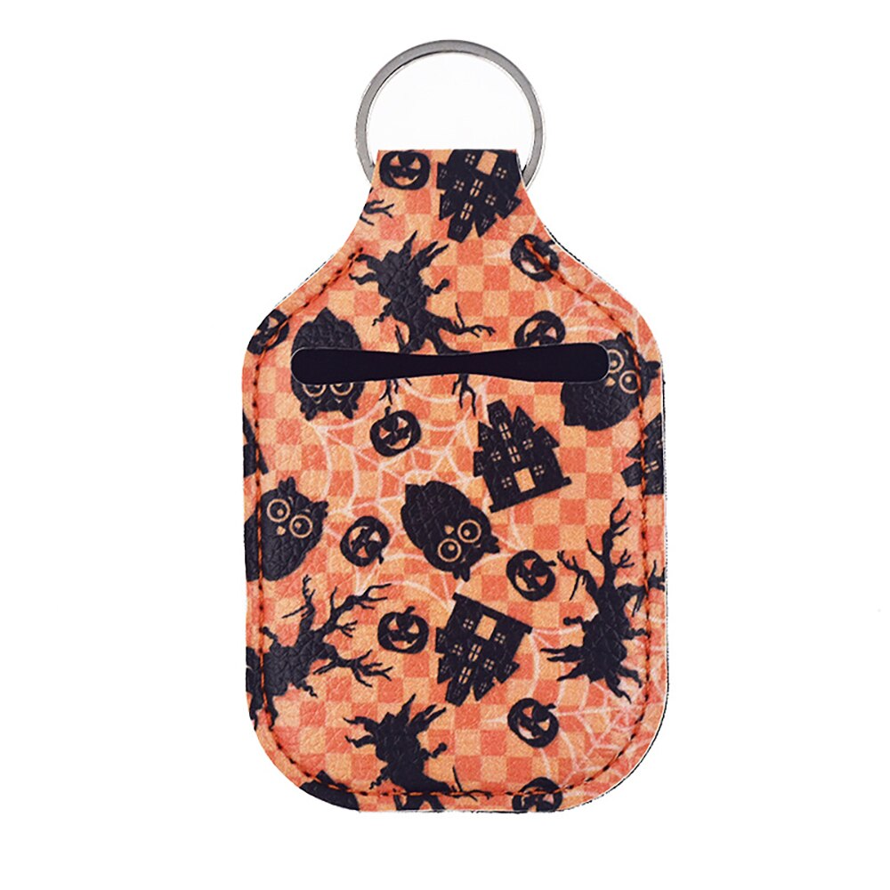 1Pcs Travel Neoprene Sanitizer Bottle Holder Bags with Keychain Hand Soap Bottle Holder Cover Reusable for 30ml Bottles: 2