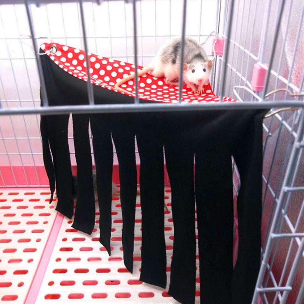 Hamaca para hámster, tienda para mascotas, Hide Out, cama colgante, borla, nido esquinero para erizo, conejillo de indias, jaula para mascota hámster