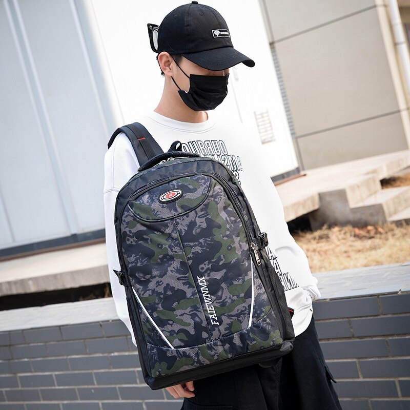 Nylon Rucksack Trendy Coole Camouflage männer Laptop Rucksäcke Große Kapazität Gemütlichen Student Buch Tasche