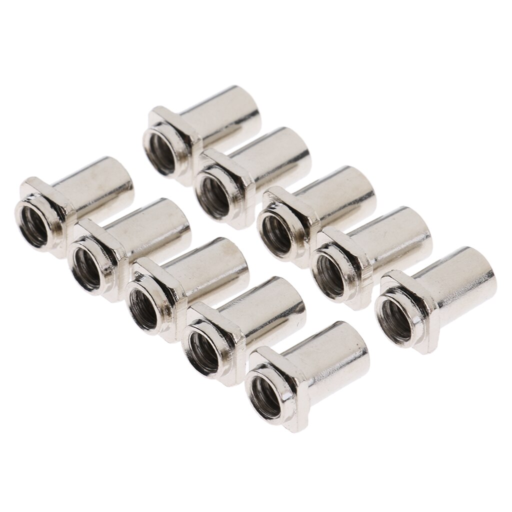 10pcs Drum Set Swivel Nuts for Drum Percussion Instrument Parts