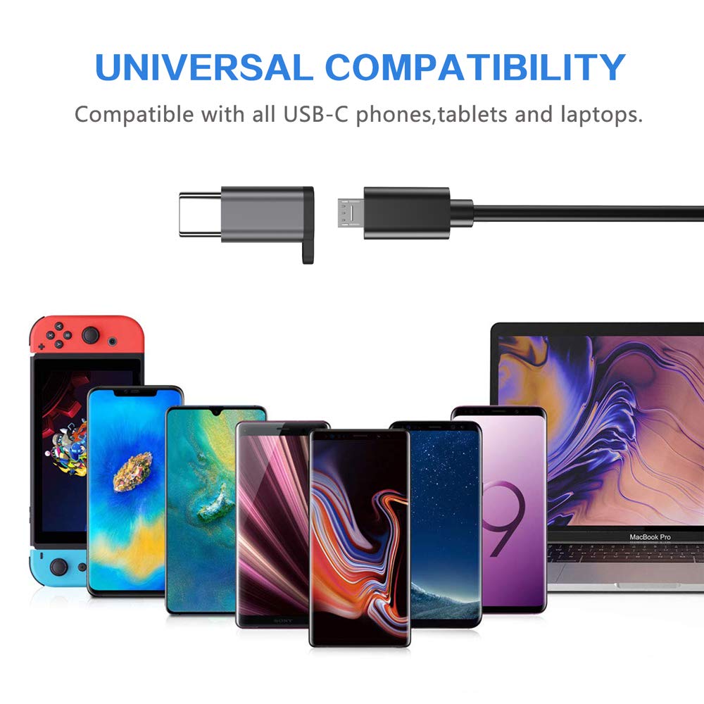Micro USB Female to Type C Male OTG Adapter For Xiaomi Redmi Huawei Samsung Oneplus One Plus Google Pixel OPPO Realme Macbook