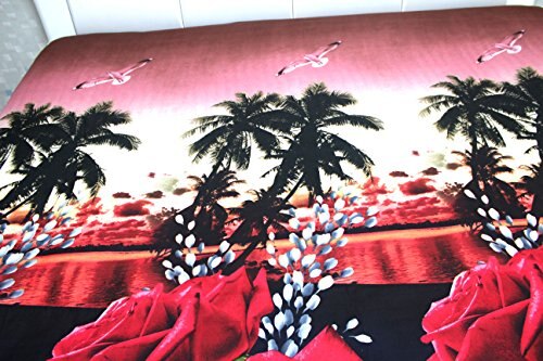 Parure de lit à motif Floral, Rose rouge et noire, ensemble pour literie Queen Size, couette non incluse