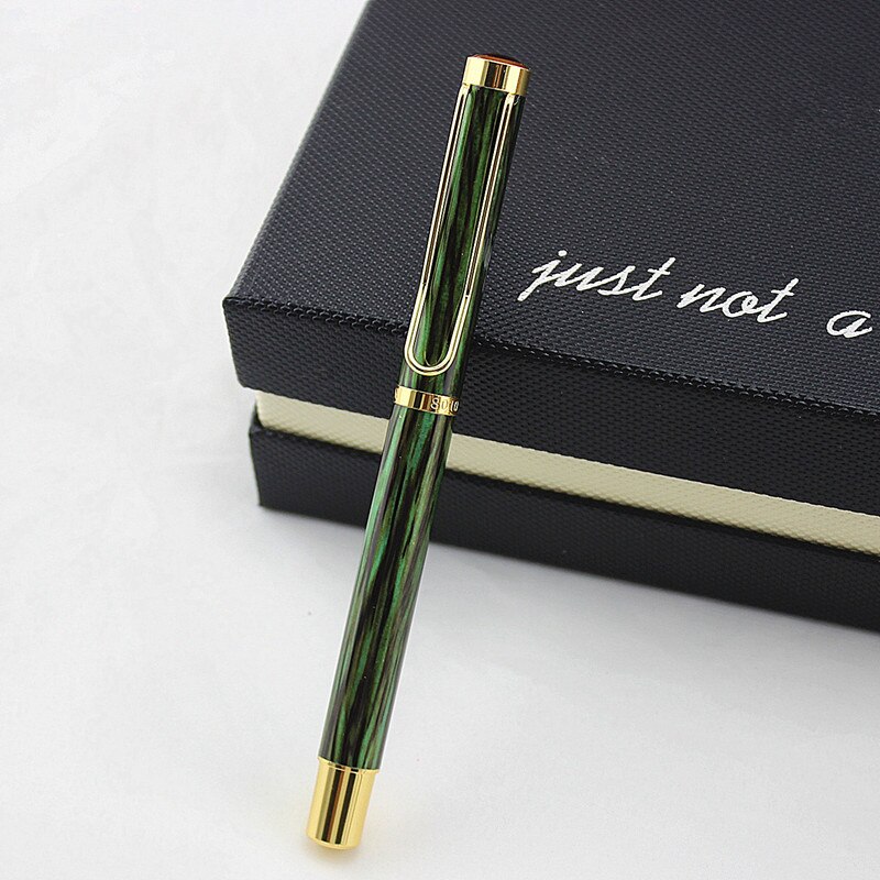 Lowest Price DIKA WEN Brand Special pattern Fountain Pen Black Ink Comfortable for Hand Smooth Writing For: R