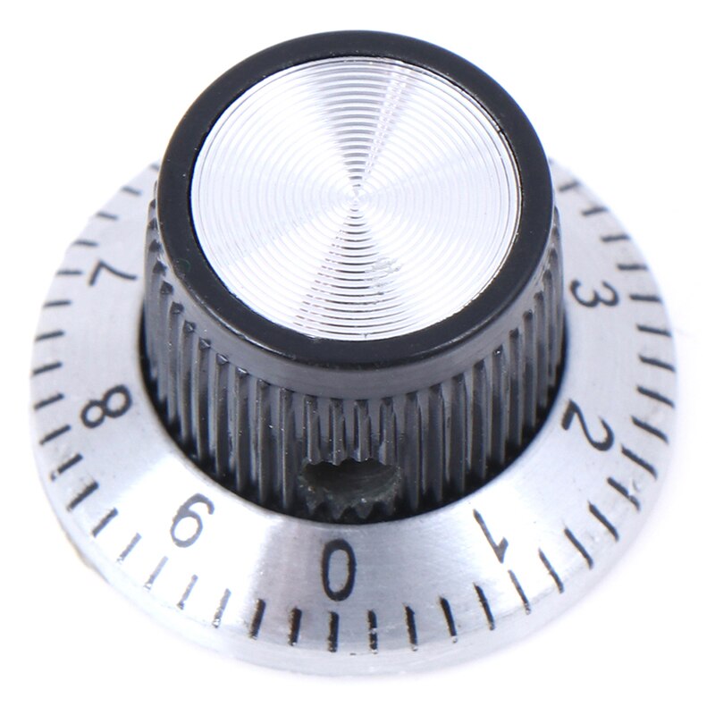 1Pc Potentiometer Knop C3 Knop Met Een Digitale Weegschaal Metalen Oppervlak Potentiometer Knop 6Mm