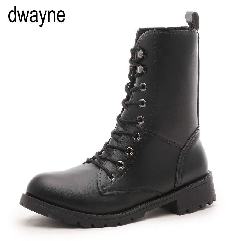 Nowe klamry zimowe buty motocyklowe damskie brytyjskie botki s gotyk punk na niskim obcasie botki damskie buty plus rozmiar iok8