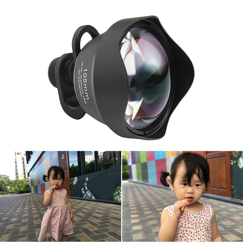 Pholes Mobile Phone Universal External Lens 105MM Portrait Telephoto SLR Photo Photography Large Aperture