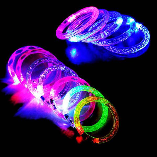 LED Knippert Armband Light Up Acryl Polsbandje Party Bar Chiristmas lichtgevende armband lichtgevende speelgoed voor kinderen