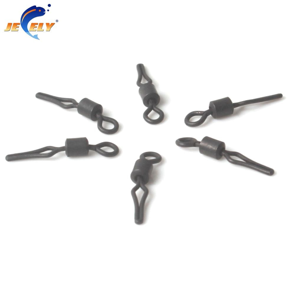 100pcs/bag #8 Shot Sinker Line Grip Swivels Saltwater Terminal Fishing Tackle