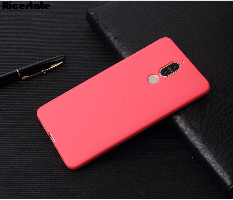 Per Huawei Nova 2i custodia Huawei Mate 10 Lite custodia opaca Cover posteriore morbida per Huawei Mate 10 Lite: Huawei mate 10 lite / Rosso