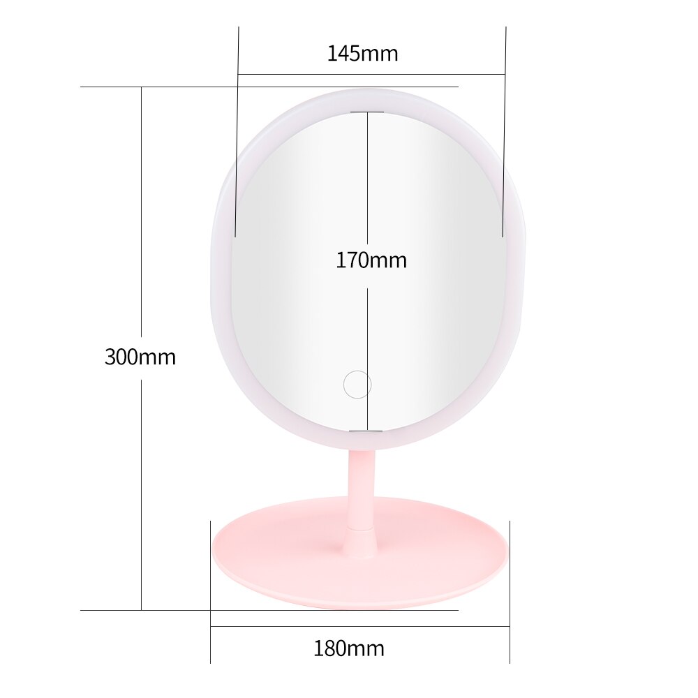 Led speil sminkespeil med led lys sminkespeil lys skrivebordsspeil for sminke зеркало espejo de maquillaje spiegel