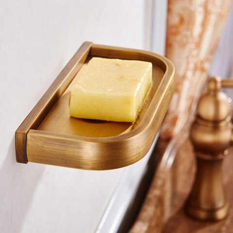 Vidric Antike Bronze- Badezimmer Zubehör einstellen verwöhnen Haltegriff Seife Halfter Handtuch Schiene Wc Gebürstet Halfter Wc Papier Halfter: Seife Halter