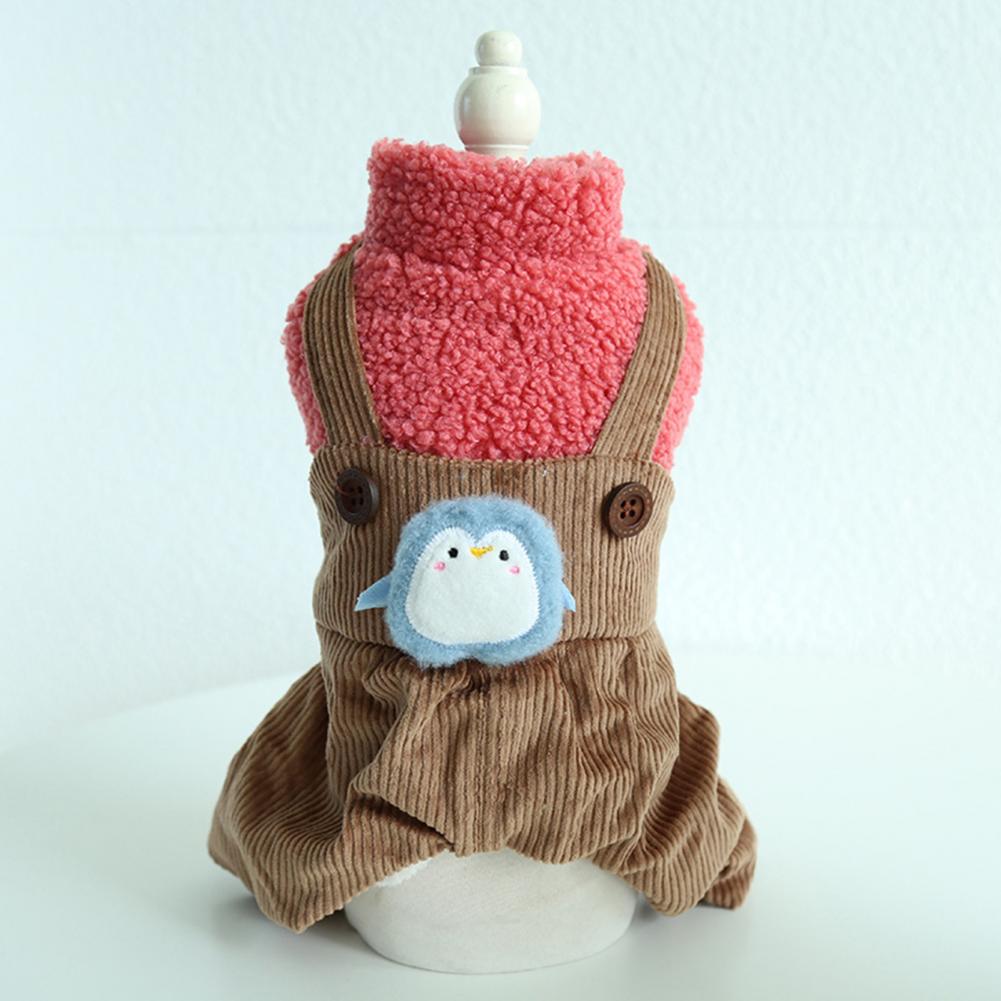 Costume de pingouin pour chien, combinaison Portable et utile, accessoire pour animaux de compagnie, doux et accrocheur
