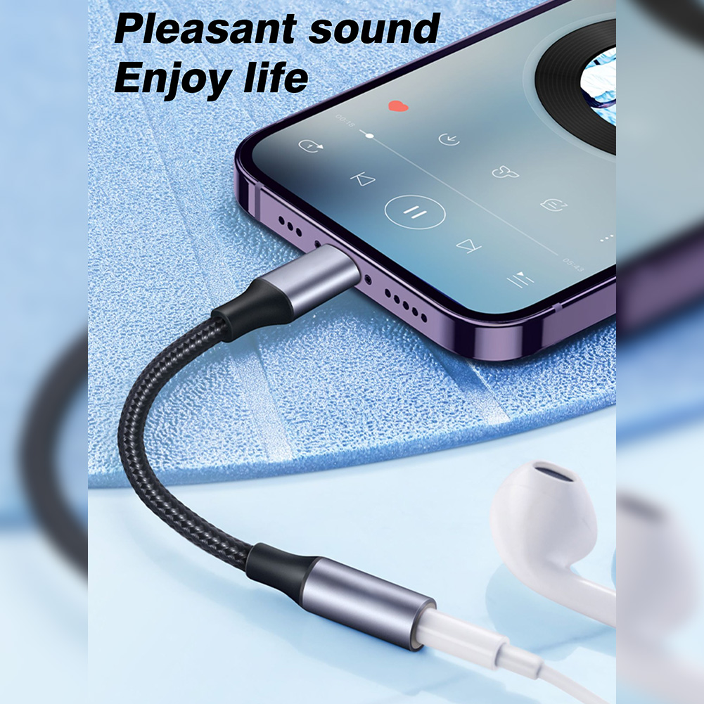 Byscoon Lightning A 3 5mm Jack Cavo Adattatore Per iPhone 12 13 14 11 Pro XS Max XR 7 8 Connettore Per Cuffie Accessori Audio