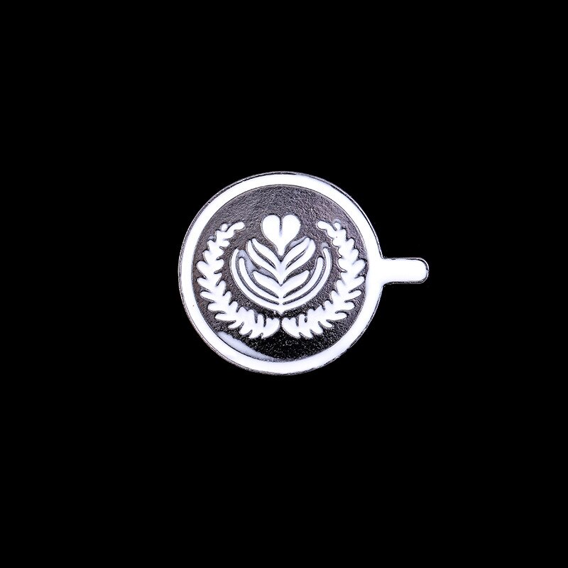 Accesorios de café expreso para parejas, esmaltado para broche de gota de aceite taza de té, Mini insignia de café Tamper, de café para los amantes del café: 6